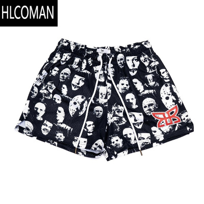 HLCOMAN美式潮牌街头篮球短裤男宽松休闲四分裤跑步运动速干透气训练裤夏