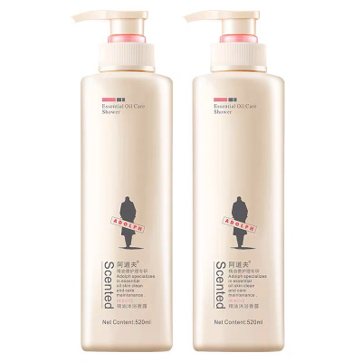 阿道夫 精油洗护经典组合沐浴露520ml*2瓶+赠1中样6小样(NM)