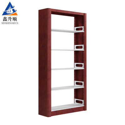 鑫升顺学校图书馆书架阅览室书籍室铁皮家用落地定制资料档案架钢制书架