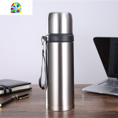 子保温杯户外便携水杯子男女学生真空不锈钢水壶茶杯定制LOGO FENGHOU 500ML酒红色