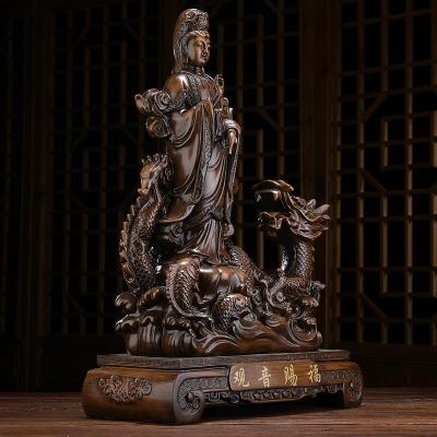家柏饰(CORATED)观音摆件佛像供奉家用观世音菩萨家居客厅房间布置摆设