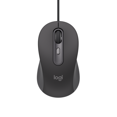 罗技商用有线鼠标M520办公轻音便携电脑笔记本