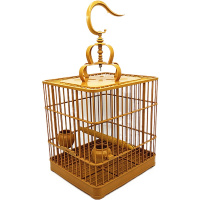 画眉鸟鸟笼全套塑料方笼方形四方精品配件洗澡鸟笼子生头专用压笼