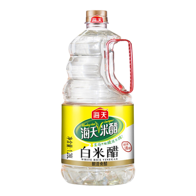 海天白米醋1.28L 家用米醋 酿造食醋 醋味纯正 清新香气