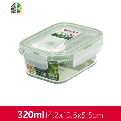 耐热玻璃便当盒 收纳密封带盖泡面碗饭盒微波烤炉保鲜盒 FENGHOU