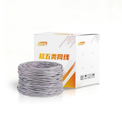 领柯捷 LKJ-WX10 300.00米/箱 0.50mm 超五类4对低烟无卤非屏蔽 网线 (计价单位:箱) 灰色