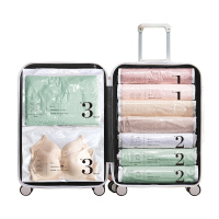 手卷式真空压缩袋旅行衣服羽绒服密封收纳出差衣物行李箱专用1929