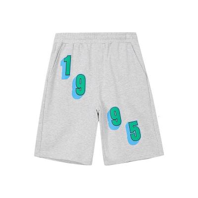 [1件5折价:119.5]美特斯邦威男时尚大印花针织中裤