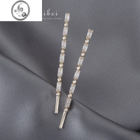 JiMi简约百搭水钻发夹超闪满钻一字夹ins网红少女刘海夹发卡韩国发饰