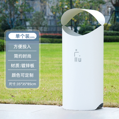 户外垃圾桶高档小区物业不锈钢果壳箱垃圾桶