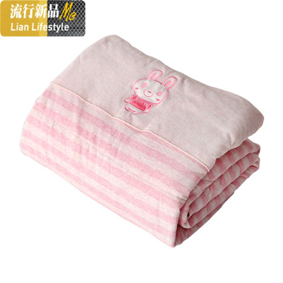 天竺棉儿童被幼儿园小被子午睡婴儿宝宝夏被空调被夏凉被入园被子 三维工匠