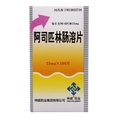 神威 阿司匹林肠溶片 25mg*100片/盒