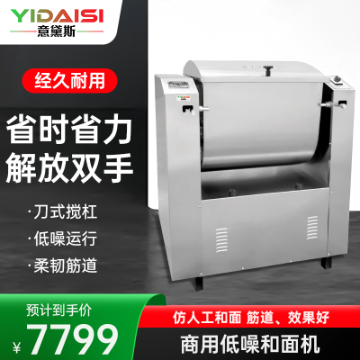 意黛斯(YIDAISI)商用和面机 饭店食堂揉面搅面机 25kg/次倒顺开关 YDSHWJ-25B