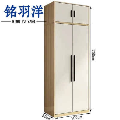 铭羽洋衣柜100*50*250cm+顶柜台