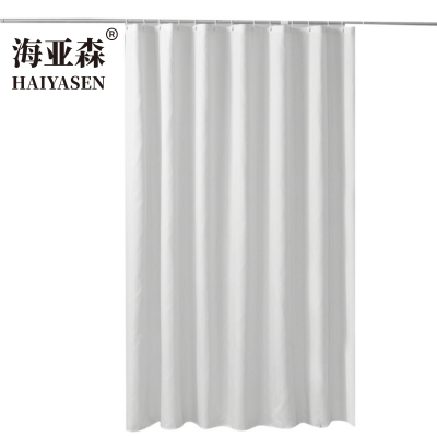 海亚森 TK-2078 涤纶浴室门帘 宽1.2m高1.85m(计价单位:个)白色