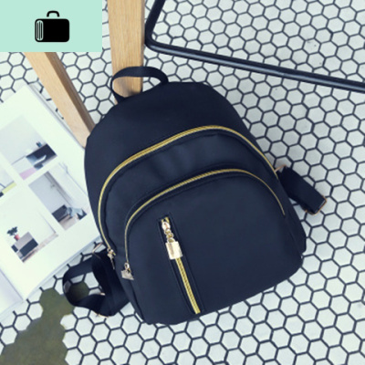 双肩包女牛津布韩版潮时尚铆钉迷你学院风尼龙帆布百搭小背包女包NEW LAKE [单包] 默认