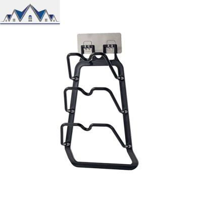 免打孔多层锅盖架 壁挂式家用厨房菜板案砧板置物架收纳架 三维工匠