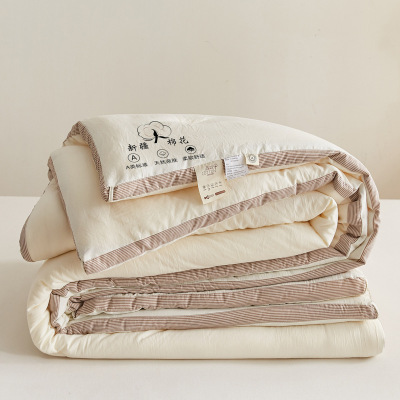新疆棉花被子单人宿舍棉被春秋被芯宿舍四季通用加厚冬被棉絮被褥