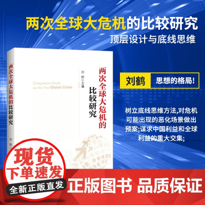 两次全球大危机的比较研究 刘鹤 继翻译 经济发展理论的十位 之后的又一力作 投资中国 权威视角探 正版书籍