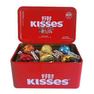 Hershey's/好时巧克力好时之吻巧克力6粒礼盒装铁盒装喜糖成品礼盒装共享美好时刻