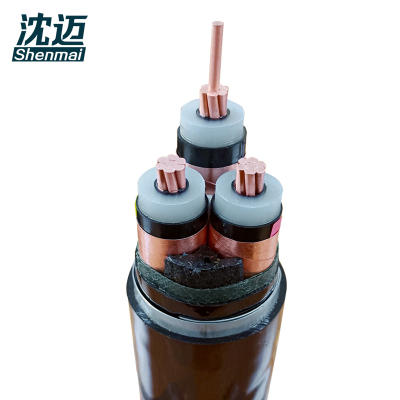 沈迈 铜芯铠装电缆 ZC-YJV22-3*120平方毫米(10-1) /米