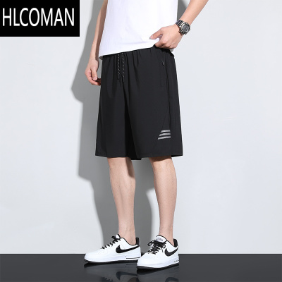 HLCOMAN特大码男士运动短裤夏季薄胖子肥佬加肥加大冰丝速干休闲裤300斤9