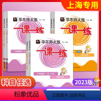 语数英-普通+增强版(共6册) 三年级下 [正版]2024一课一练上海三年级下册语文数学英语牛津沪教版同步练习册上海小学