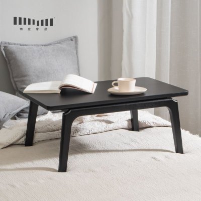 森美人物应「榻榻米桌」原创飘窗茶边几床上炕桌几日式黑胡桃实木儿童桌