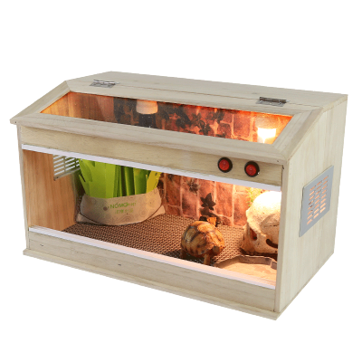 陆龟爬虫箱子 养蜥蜴蛇蜘蛛饲养箱实木箱 仓鼠守宫蛇刺猬保温箱