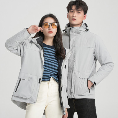 信柏合冲锋衣羽绒两件套D2