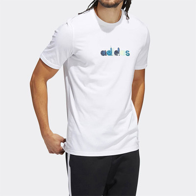 ADIDAS阿迪达斯短袖T恤运动休闲舒适透气针织圆领男装HE4839 Z