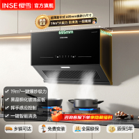 樱雪(INSE)B2535抽油烟机中式家用19m³大吸力厨具 超薄新中式吸油烟机 小尺寸一级能效