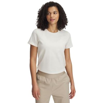 Under Armour女士棉质舒适圆领透气运动T恤日常百搭轻体育休闲