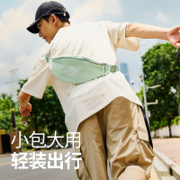 Dickies轻便斜跨多隔层腰胸包2024新款男女学生通勤骑行爬山旅行DK-W047