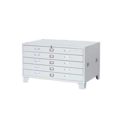 帅畅底图柜工程资料图纸柜0号1号抽屉柜地图柜文件柜菲林柜图纸收纳柜0号带轮1300*930*650灰白色