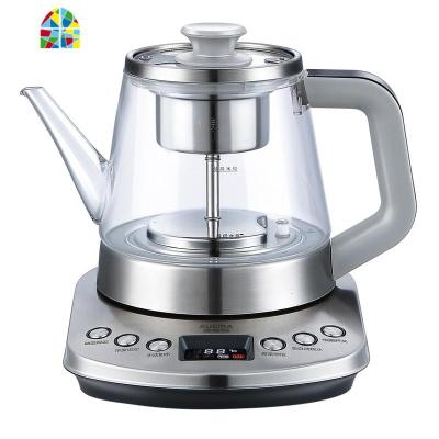 全自动底部上水电热水壶玻璃蒸汽煮茶器家用智能烧水壶保温 FENGHOU