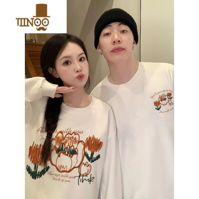 YANXU不一样情侣装卫衣春2023新款薄款超火无帽感小众外套装