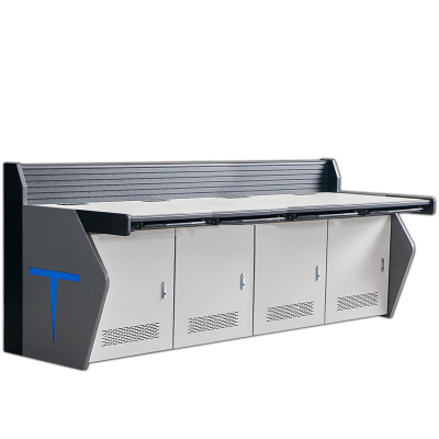 四联2.4米监控操作台机柜机房指挥席中心主席台厚度1.0mm