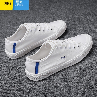 聚范帆布男鞋2024年新款夏季透气老北京冰丝布鞋薄款休闲百搭小白潮鞋