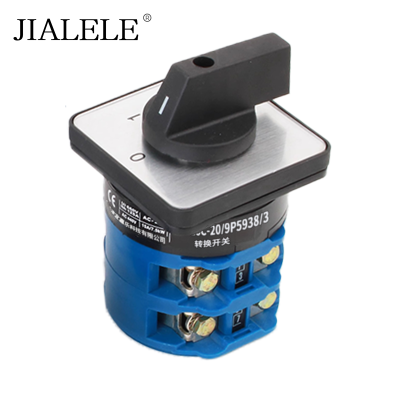 JIALELE 转换开关 LW26C-20/9P5938/3 个