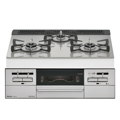 日本林内燃气灶Mytone60嵌入式三眼灶煤气炉烤箱自动烤配烤盘天然气RS31W35T2DGVW23款