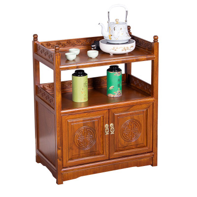 戴劲 茶水柜餐边柜小型沙发边柜储物柜茶叶收纳存放柜木制茶柜 A款