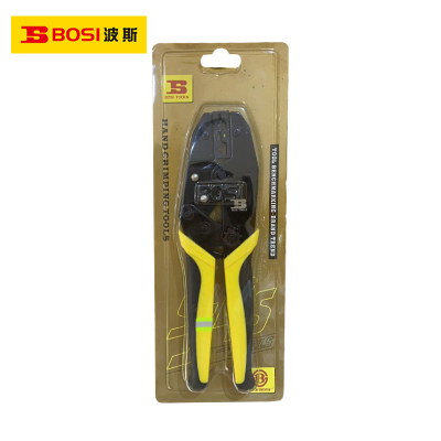 波斯(BOSI) 荧光系列棘轮式端子压接钳 BS-D2111A 把