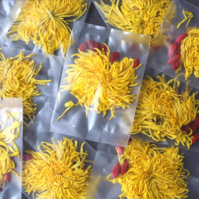 企采严选 大菊花茶枸杞金丝皇菊特一朵一杯黄山贡级胎干花火120朵独立包装(泡开8-10厘米)