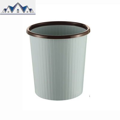 日式家用分类垃圾桶无盖纸篓客厅大号茶水桶厕所加厚塑料桶带压圈 三维工匠