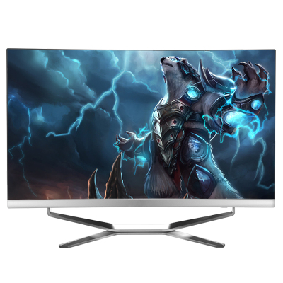  铭能 27英寸曲面一体机窄边框 酷睿i7/RX550独显/8G内存/512G固态 家用商务办公一体机娱乐设计游戏学生台式一体机电脑台式机 学习直播电脑一体机 内置音箱无线WIFI