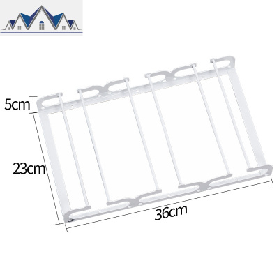 红酒杯架悬挂倒挂欧式家用酒杯架高脚杯架酒吧酒杯架葡萄酒架摆件 三维工匠收纳层架