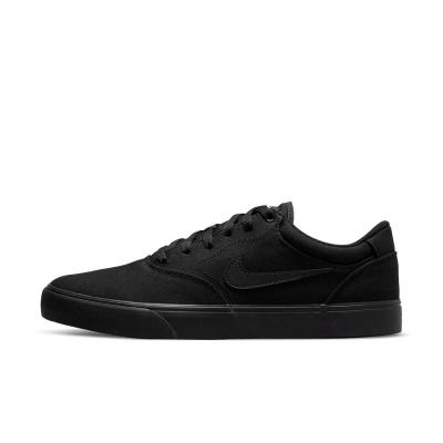 耐克(NIKE)NikeSB潮流板鞋男鞋春季新款休闲帆布鞋黑灰拼接连脚趾
