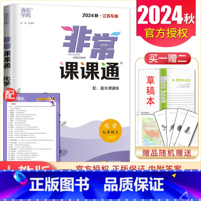 九年级上册化学人教版江苏专用 九年级上 [正版]2025非常课课通七八九年级上下册语文数学英语物理化学历史道德与法治 7