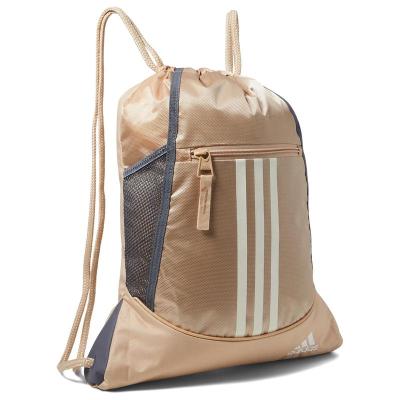 Adidas双肩包女士轻便束口运动背包大容量防水训练包户外休闲包